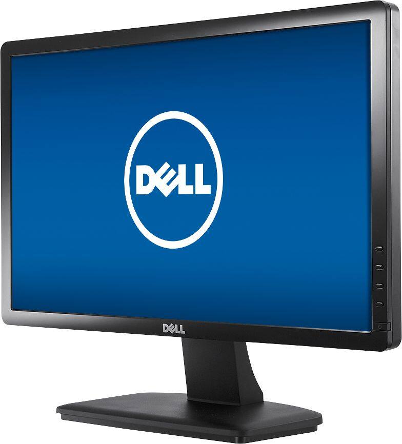 Left. Dell - Geek Squad Certified Refurbished 20" LED Monitor - Black.