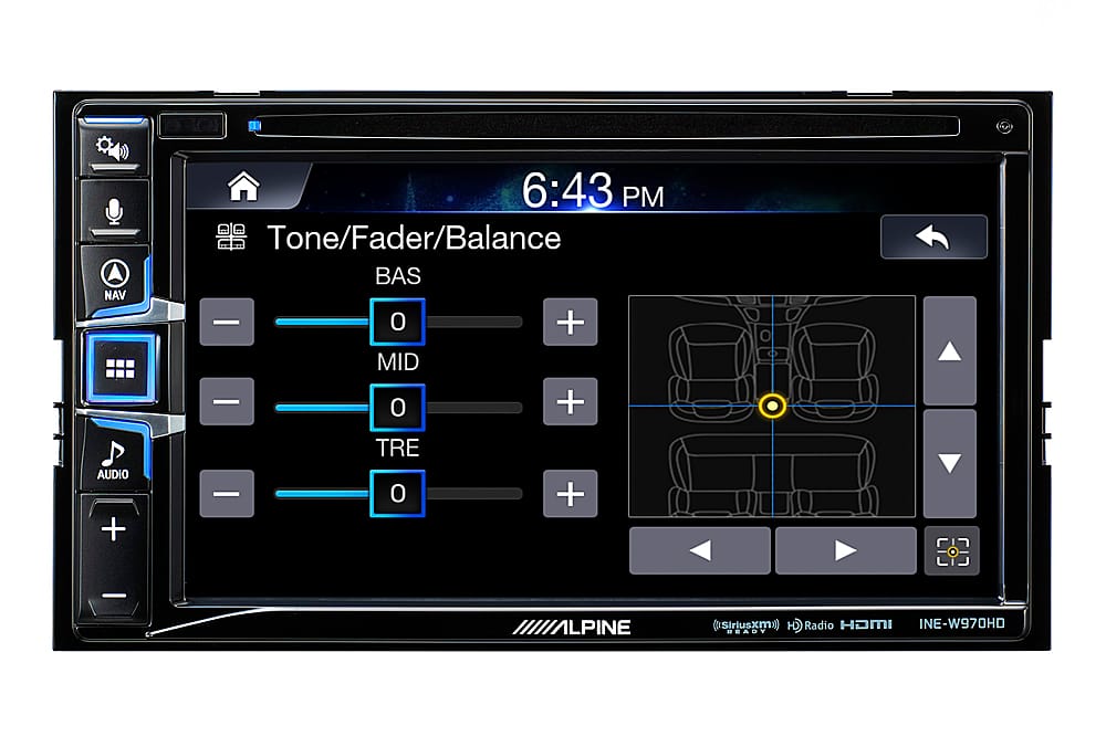 Alt View 11. Alpine - 6.5" - Android Auto/Apple® CarPlay™ - Built-in Navigation - Bluetooth - In-Dash CD/DVD/DM Receiver - Black.