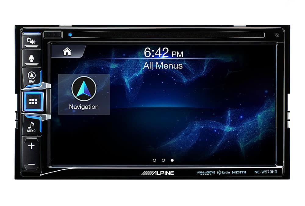 Alt View 14. Alpine - 6.5" - Android Auto/Apple® CarPlay™ - Built-in Navigation - Bluetooth - In-Dash CD/DVD/DM Receiver - Black.