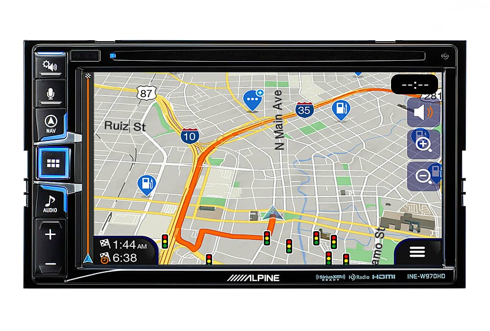 Alt View 15. Alpine - 6.5" - Android Auto/Apple® CarPlay™ - Built-in Navigation - Bluetooth - In-Dash CD/DVD/DM Receiver - Black.