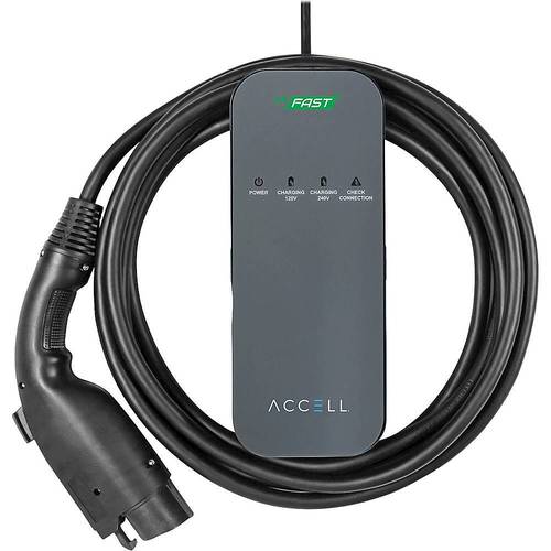 Accell - AxFAST 16Amp Level 2 24.6' Portable Electric Vehicle Charger 24.6' - Gray was $399.99 now $281.99 (30.0% off)