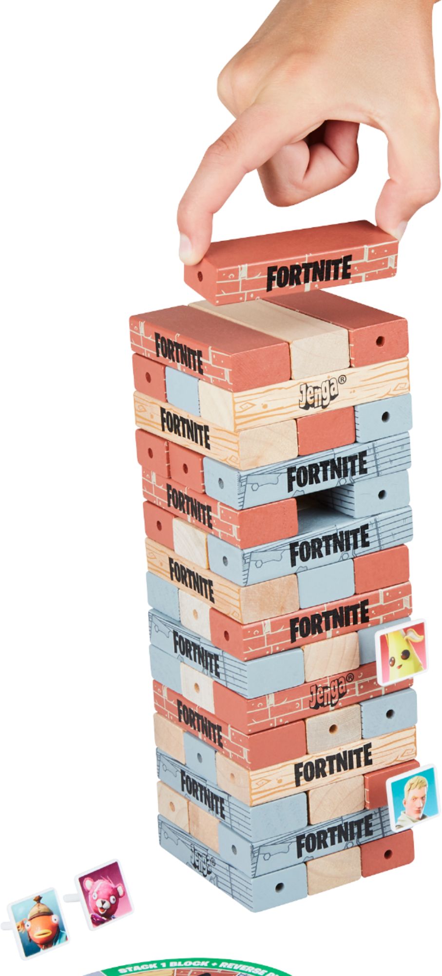 Wooden Block Stacking Tower Game for Hasbro Gaming Jenga Fortnite Edition Game 