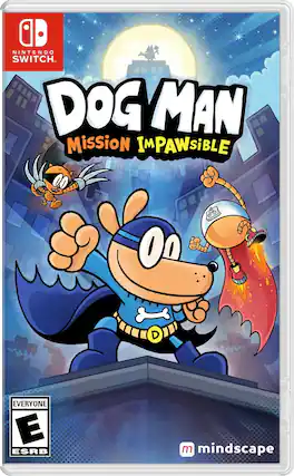 NINTENDO SWITCH DOG MAN MissioN IMPAWSiBLE EVERYONE E ESRB mindscape - E (Everyone)