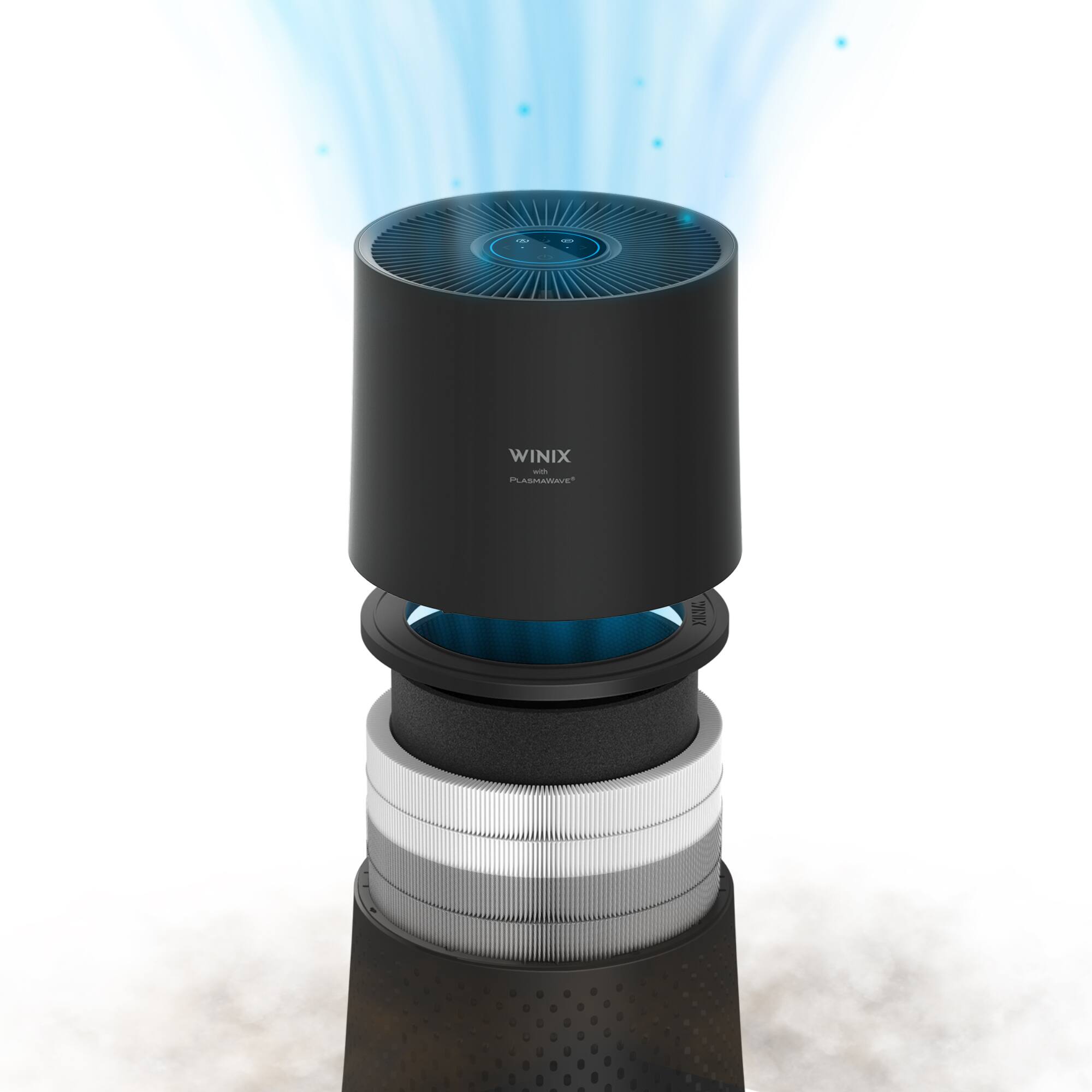 Alt View 12. WINIX - A230 4-Stage All in One True HEPA Air Purifier - Black.