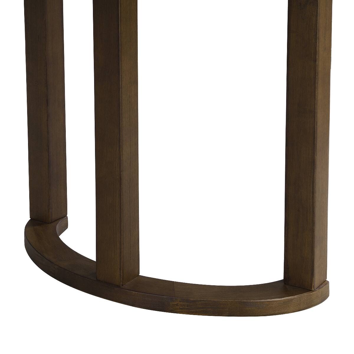 Alt View 4. Loheer - Loheer 69 Inch Walnut Dining Table, Rectangular Brown Table for Six - Walnut.
