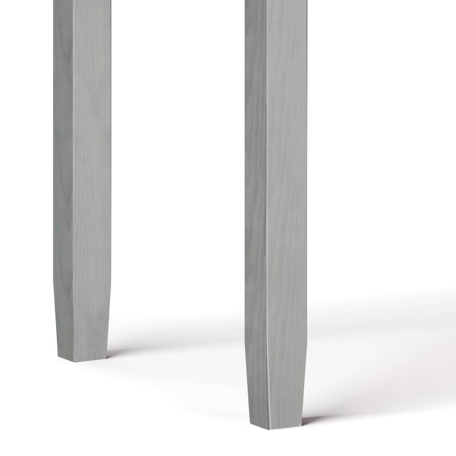 Alt View 5. Simpli Home - Warm Shaker 48 inch Wide Solid Wood Desk in Fog Grey - Fog Grey.
