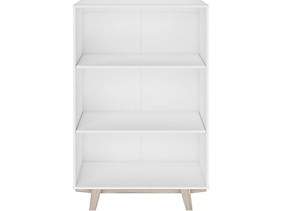 Alt View 2. Thomasville Furniture - Whitney 3-Shelf 48"H Bookcase - White.