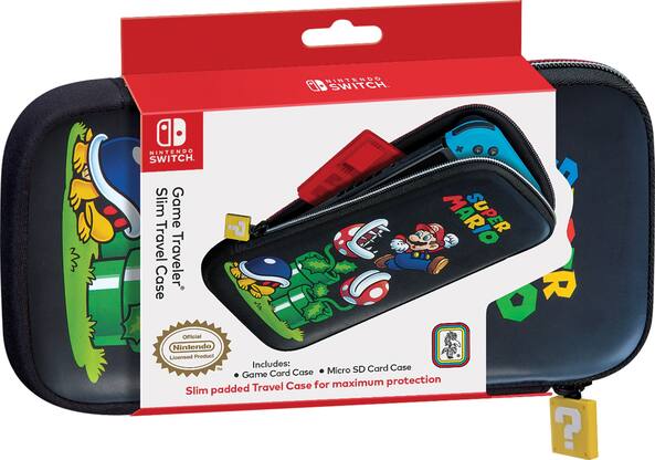 RDS Industries - Game Traveler Slim Travel Case for Nintendo Switch - Super Mario