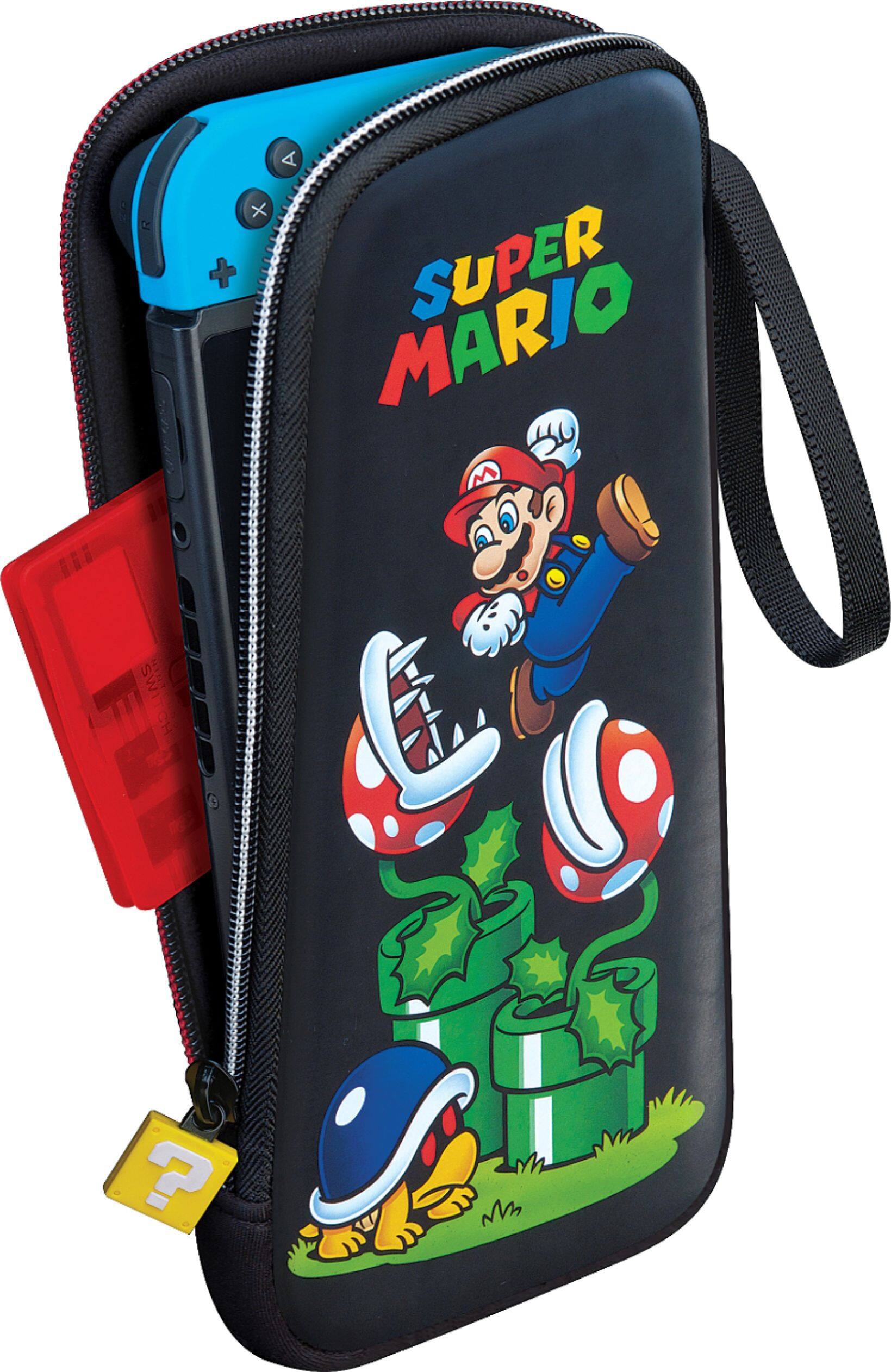 Alt View 11. RDS Industries - Game Traveler Slim Travel Case for Nintendo Switch - Super Mario.