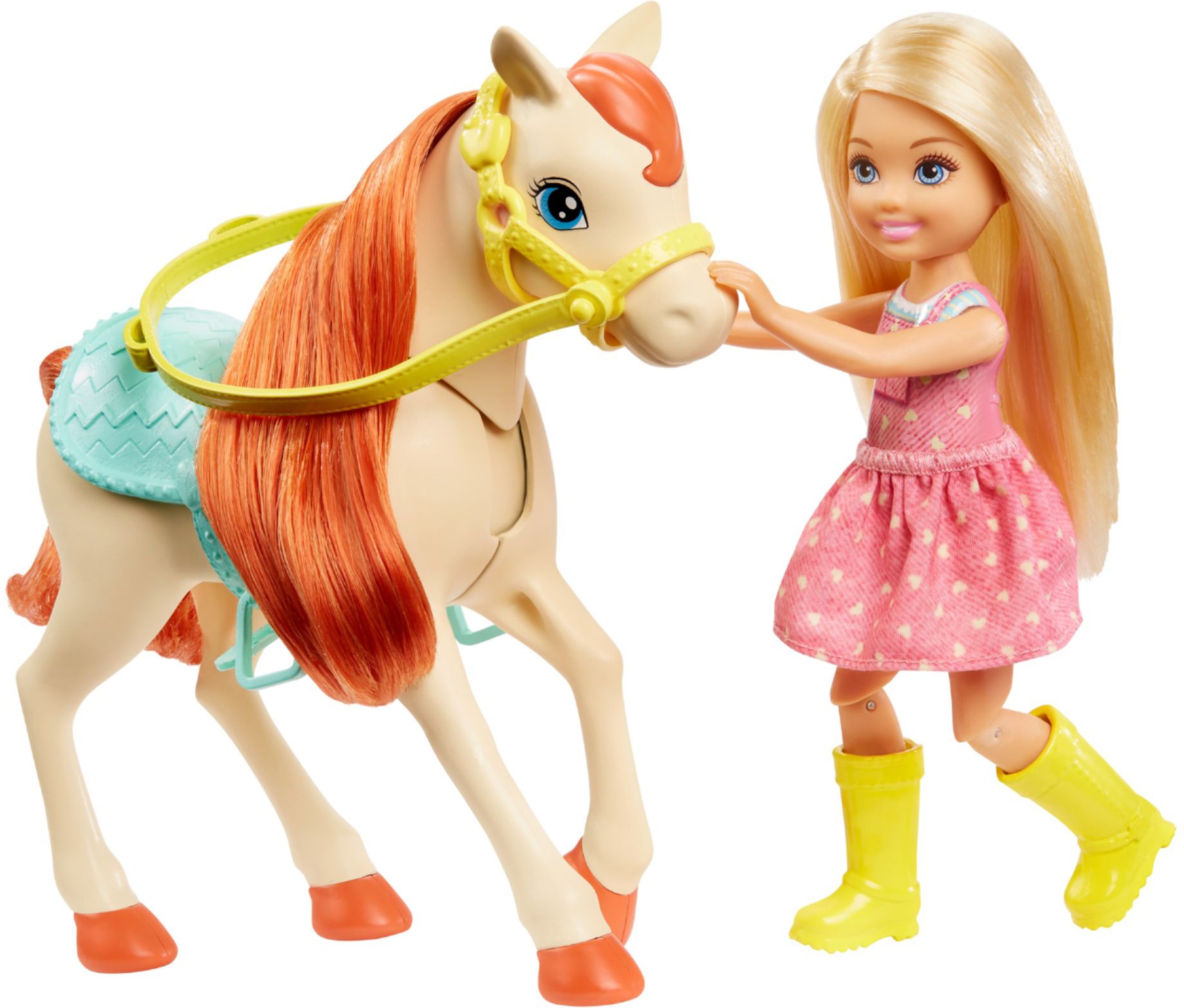 barbie doll and horse