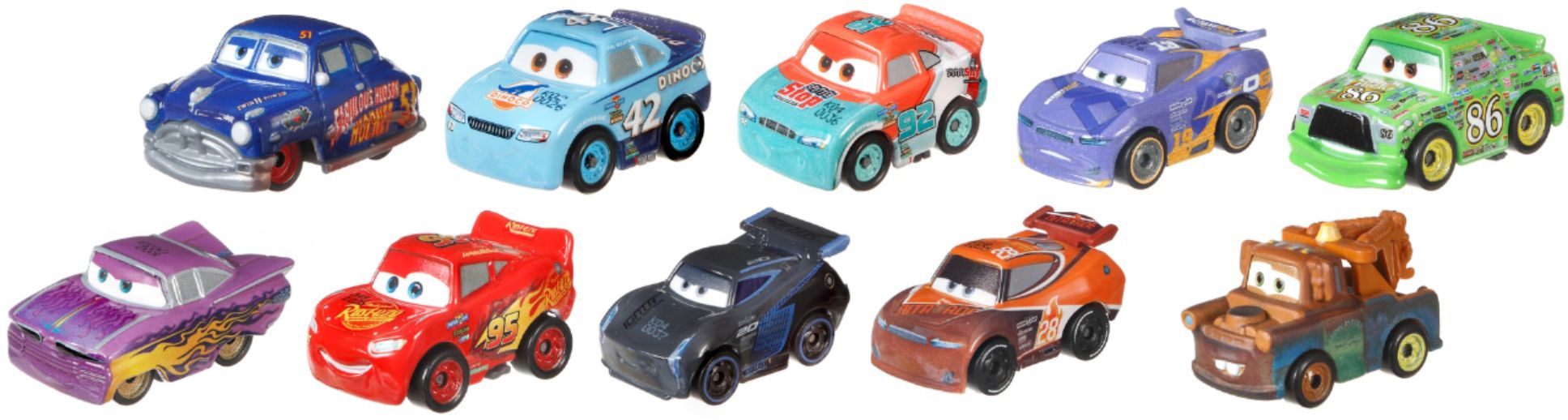Disney/Pixar Cars Mini Racers 3-Pack (Styles May Vary) 