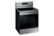 Angle Zoom. Samsung - 5.9 Cu. Ft. Freestanding Electric Convection Range with Self-Steam Cleaning - Stainless steel.