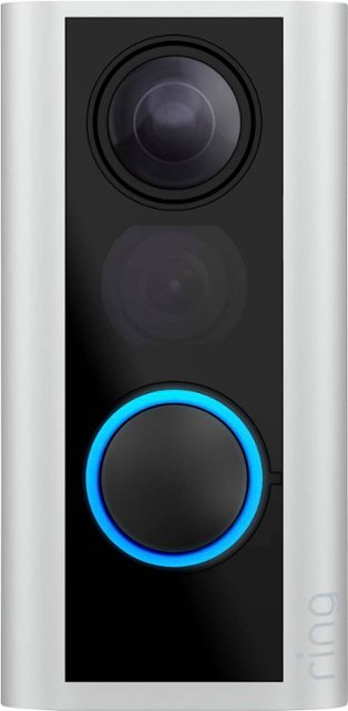 Angle Zoom. Ring - Peephole Cam Video Doorbell - Battery - Satin Nickel.