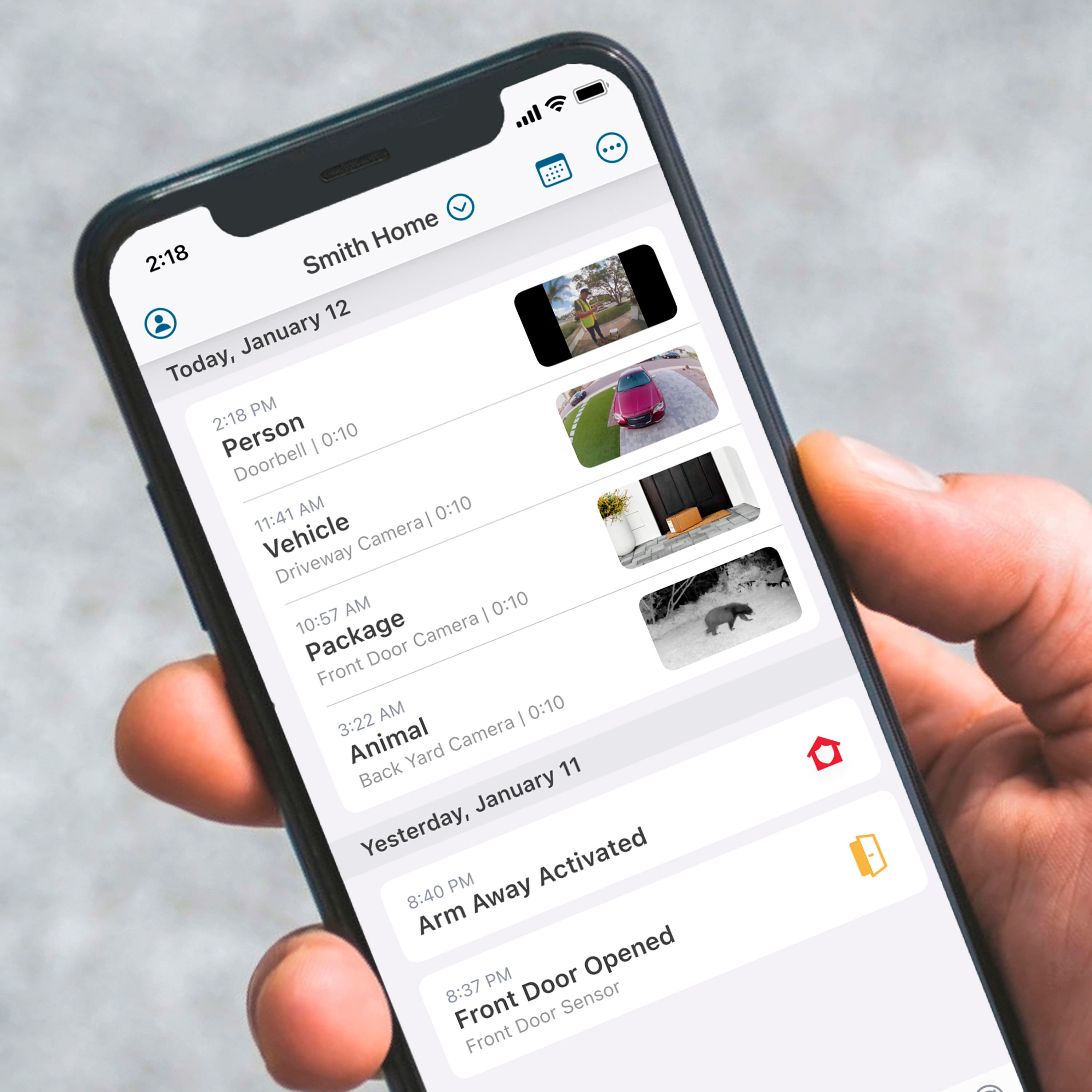 Alt View 15. Arlo - Essential Wi-Fi Smart Video Doorbell - Wired - White.