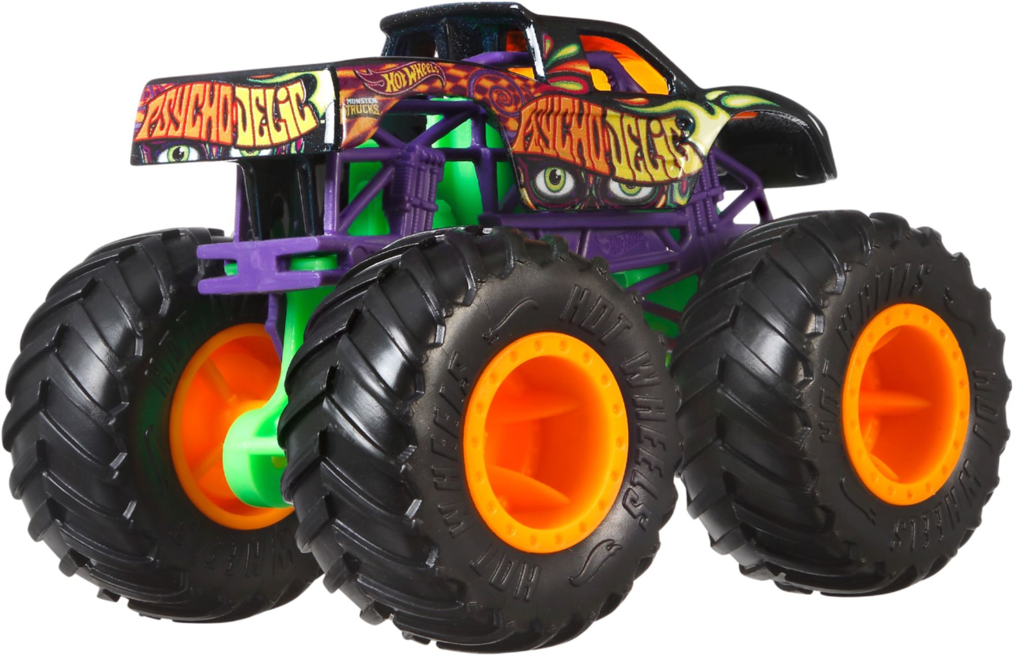 Hot Wheels Monster Trucks 1: 64 Scale 4-Truck Pack, GBP23 Styles May Vary