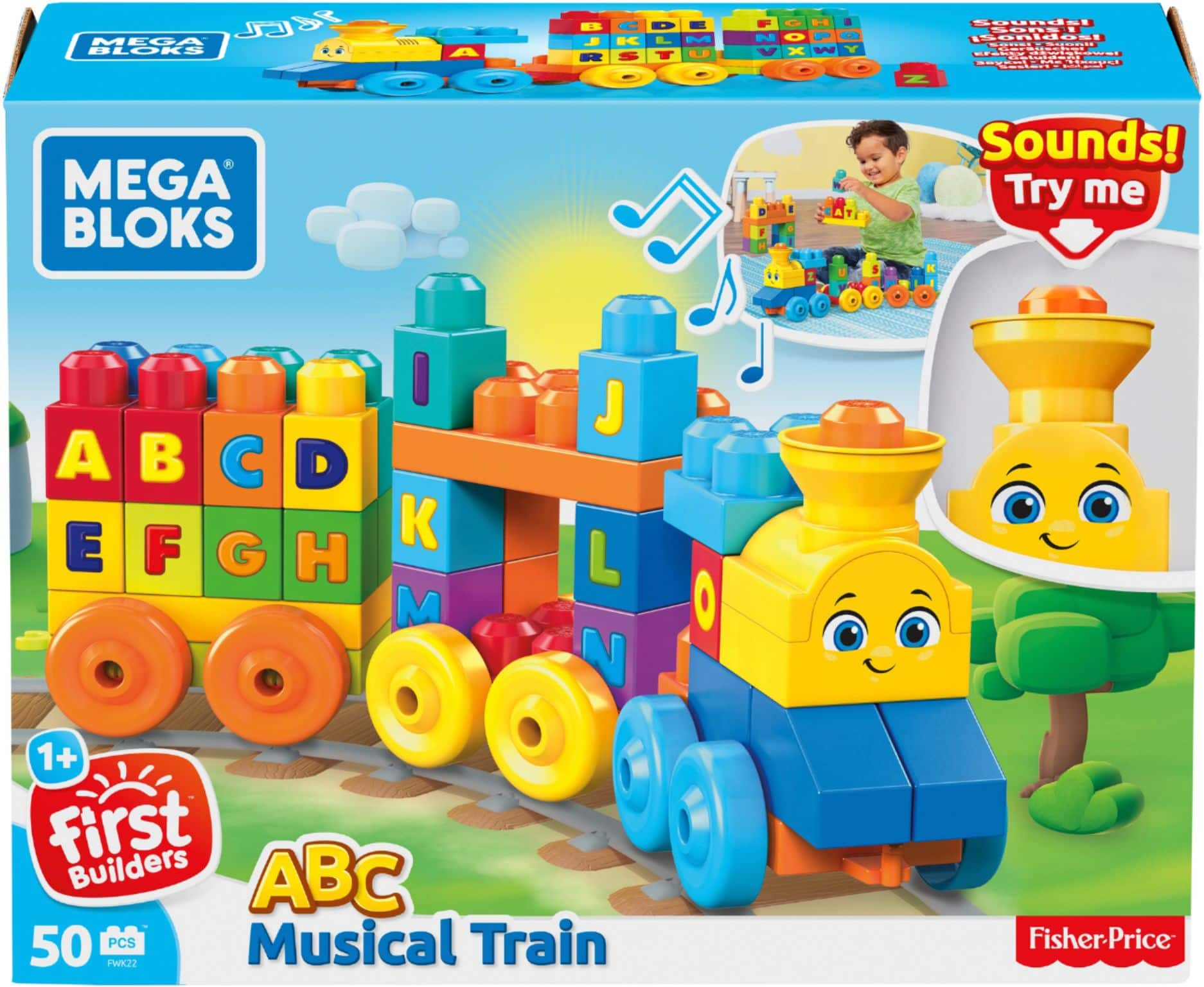 Alt View 11. Mega Bloks - ABC Musical Train Play Set.