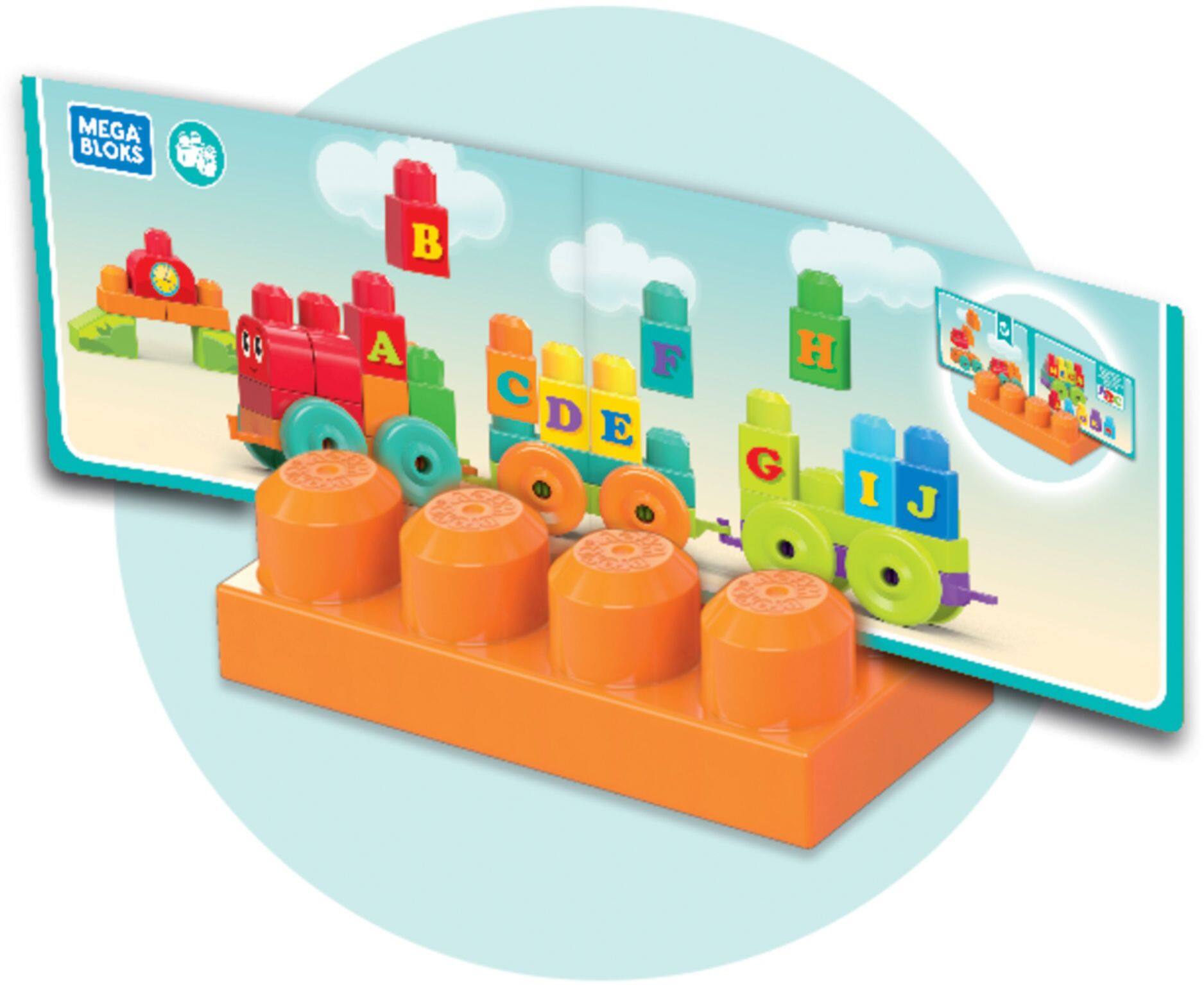 Alt View 12. Mega Bloks - ABC Musical Train Play Set.