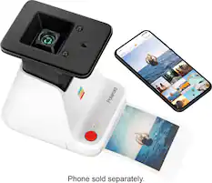 Front. Polaroid Originals - Lab Printer - Black/White.