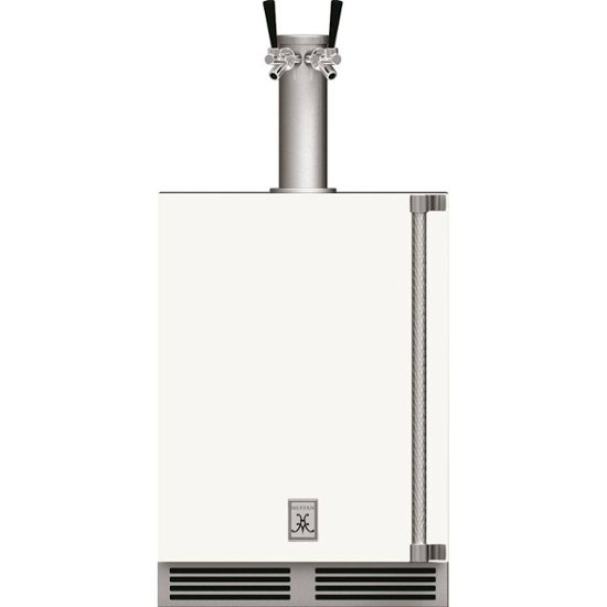 Hestan – GFDS Series 5.2 Cu. Ft. Double-Faucet Beverage Cooler Kegerator – Froth