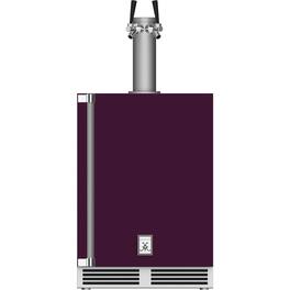 Hestan - GFDS Series 5.2 Cu. Ft. Double Faucet Beverage Cooler Kegerator - Lush