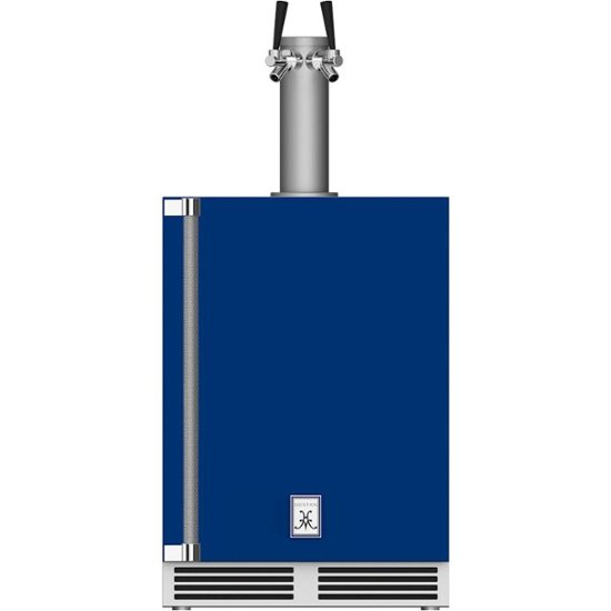Hestan – GFDS Series 5.2 Cu. Ft. Double Faucet Beverage Cooler Kegerator – Prince