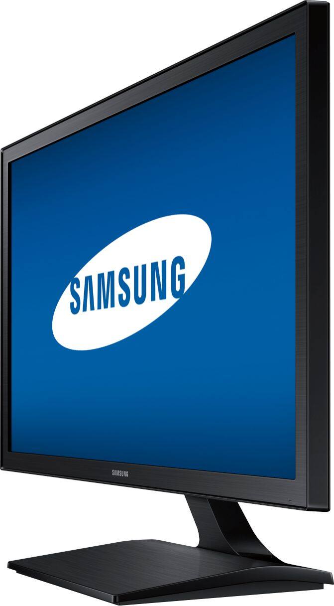 Left. Samsung - Geek Squad Certified Refurbished 310 Series 21.5" LCD FHD Monitor - Black.