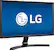 Angle. LG - Geek Squad Certified Refurbished 24" IPS LED HD Monitor - Black.