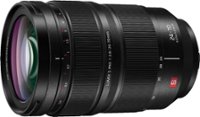 Panasonic - LUMIX S Pro 24-70mm F2.8 Interchangeable L-Mount Compatible Lens for Lumix S Series Cameras - Black - Front_Zoom