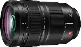 Panasonic - LUMIX S Pro 24-70mm F2.8 Interchangeable L-Mount Compatible Lens for Lumix S Series Cameras - Black