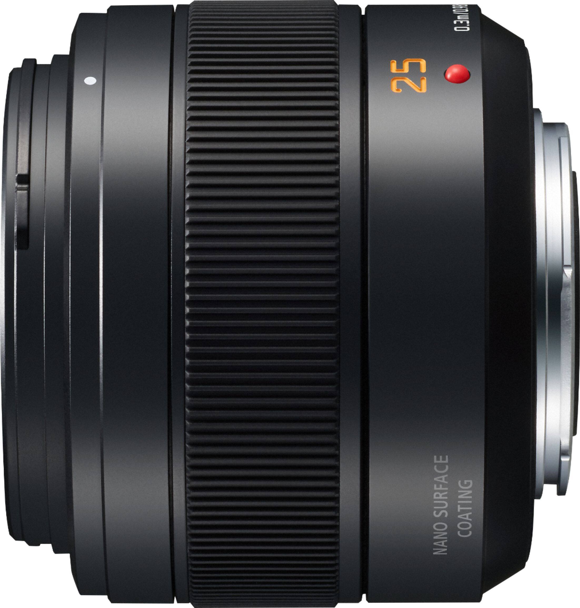 Alt View 12. Leica - DG Summilux 25mm f/1.4 Lens for Lumix GX7 - Black.