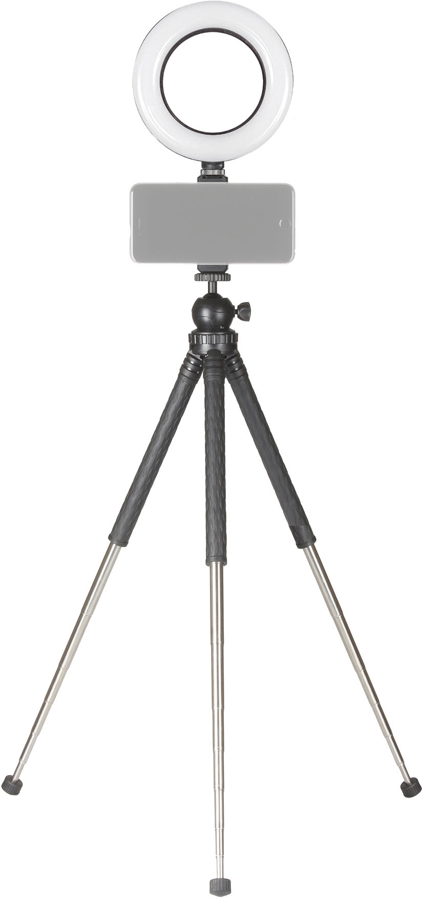 Angle View: Sunpak - Portable Vlogging Kit for Smartphones - Black