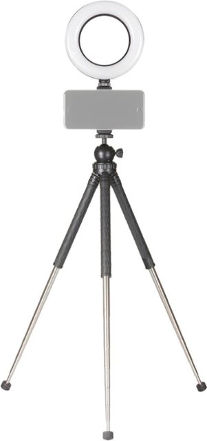 Angle Zoom. Sunpak - Portable Vlogging Kit for Smartphones - Black.