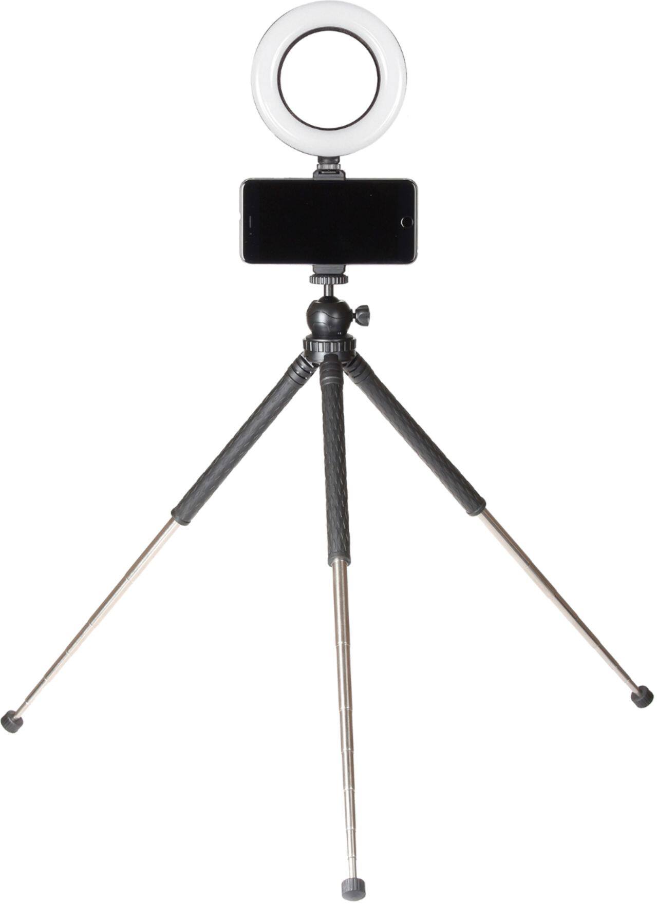 Alt View 15. Sunpak - Portable Vlogging Kit for Smartphones - Black.