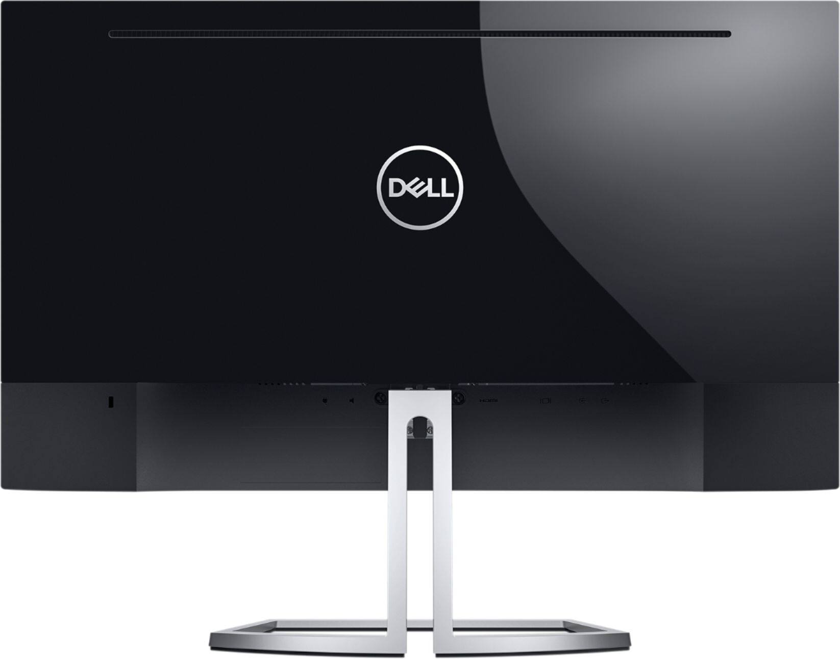 Back. Dell - Geek Squad Certified Refurbished 24" IPS LED FHD Monitor with HDR - Black.