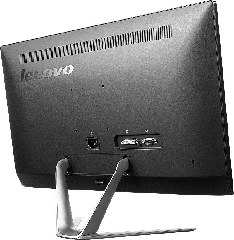 Alt View 12. Lenovo - Geek Squad Certified Refurbished 21.5" IPS LED HD Monitor - Black.