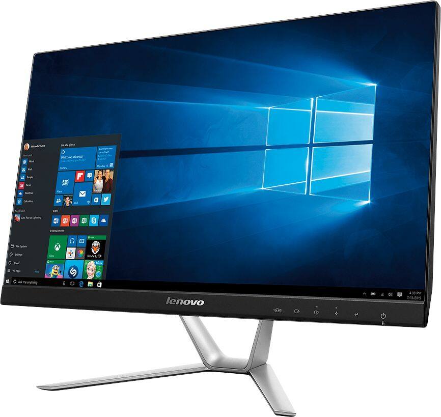 Alt View 14. Lenovo - Geek Squad Certified Refurbished 21.5" IPS LED HD Monitor - Black.