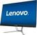 Left. Lenovo - Geek Squad Certified Refurbished 21.5" IPS LED HD Monitor - Black.