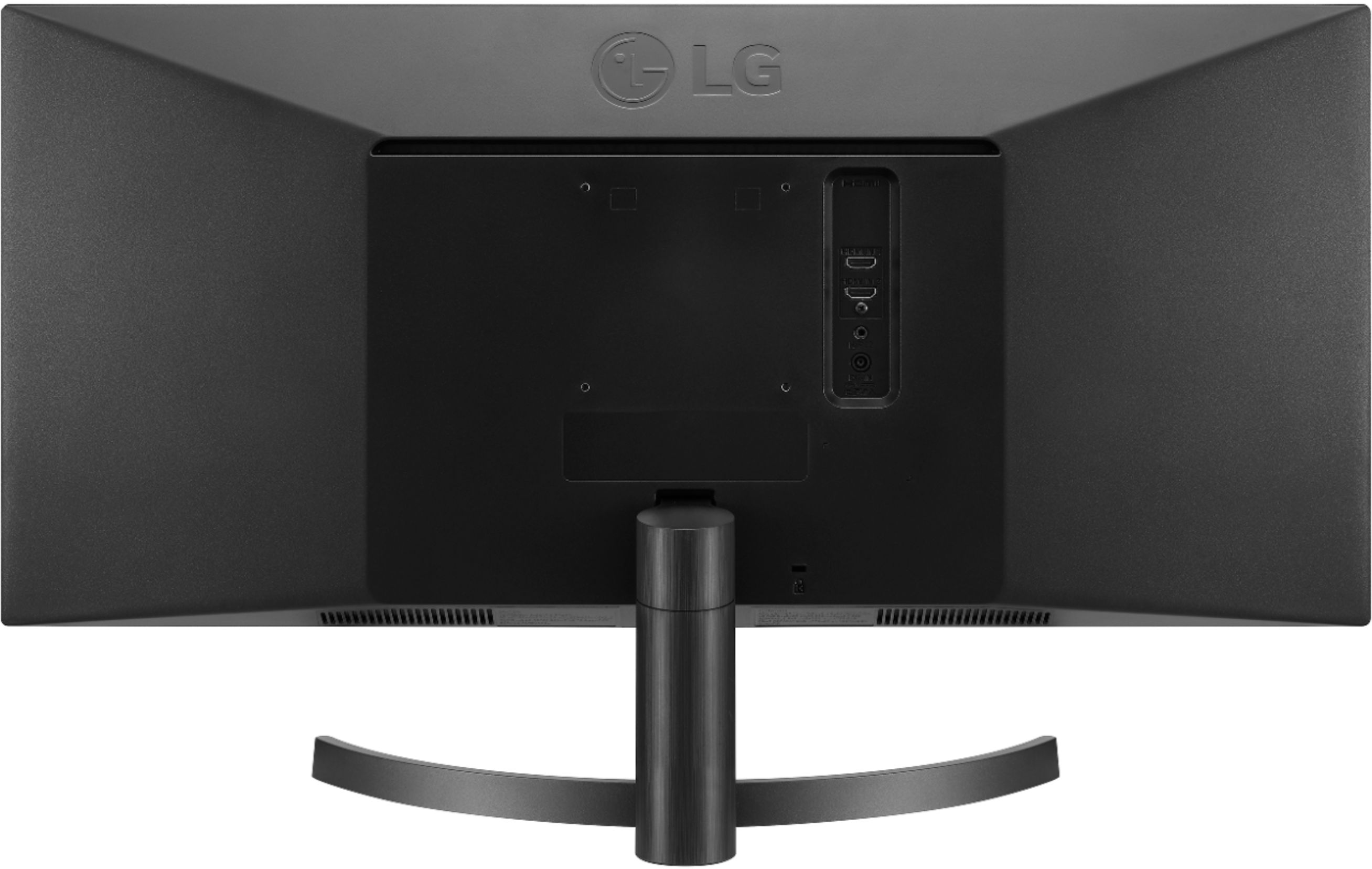 Back View: LG - Geek Squad Certified Refurbished 34" IPS LED UltraWide FHD FreeSync Monitor - Gray