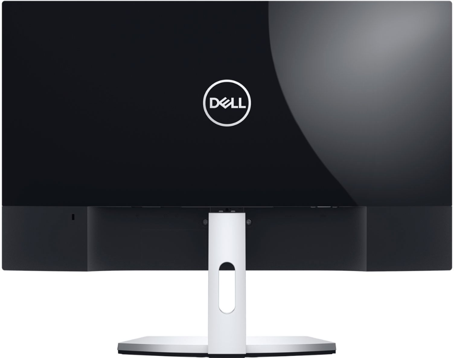 Back View: Dell - Geek Squad Certified Refurbished 23" IPS LED FHD Monitor - Black/Silver