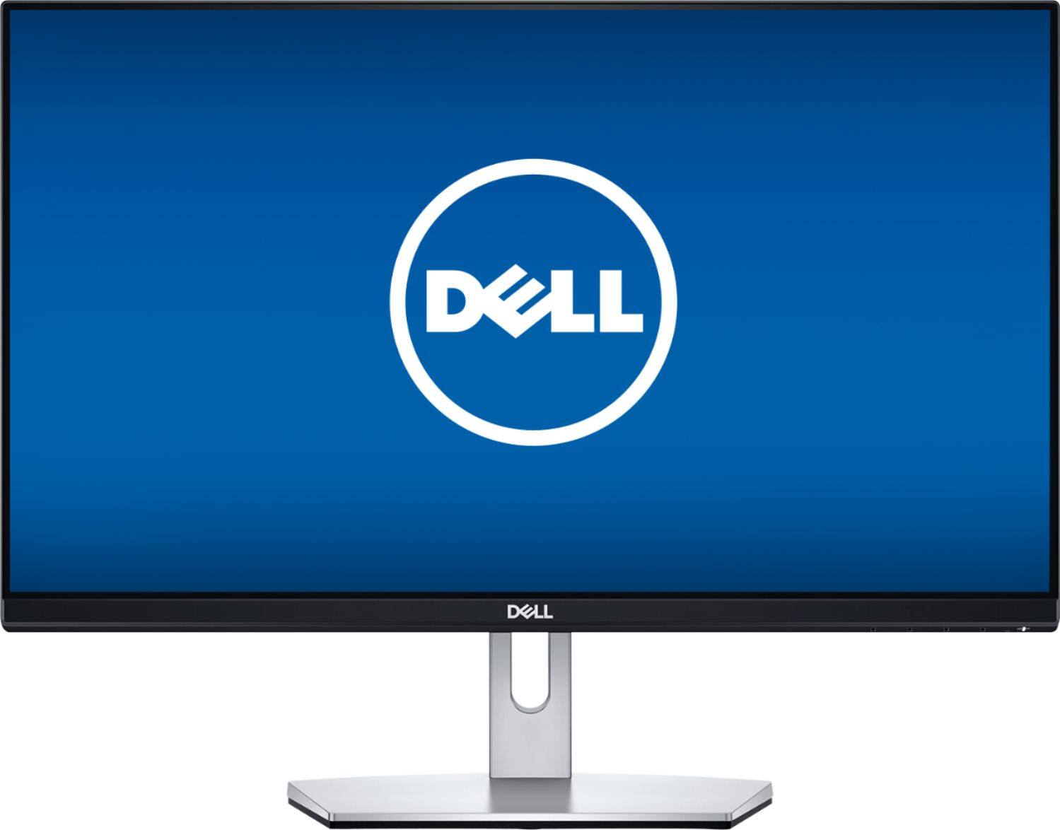 Front. Dell - Geek Squad Certified Refurbished 23" IPS LED FHD Monitor - Black/Silver.