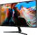 Left. Samsung - Geek Squad Certified Refurbished UJ59 Series 32" LED 4K UHD FreeSync Monitor - Dark Gray/Blue.