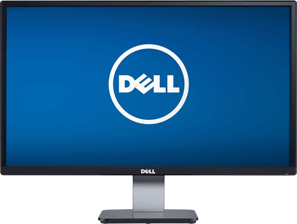 Dell - Geek Squad Certified Refurbished 23" Widescreen Flat-Panel IPS LED FHD Monitor - Black - Front_Zoom