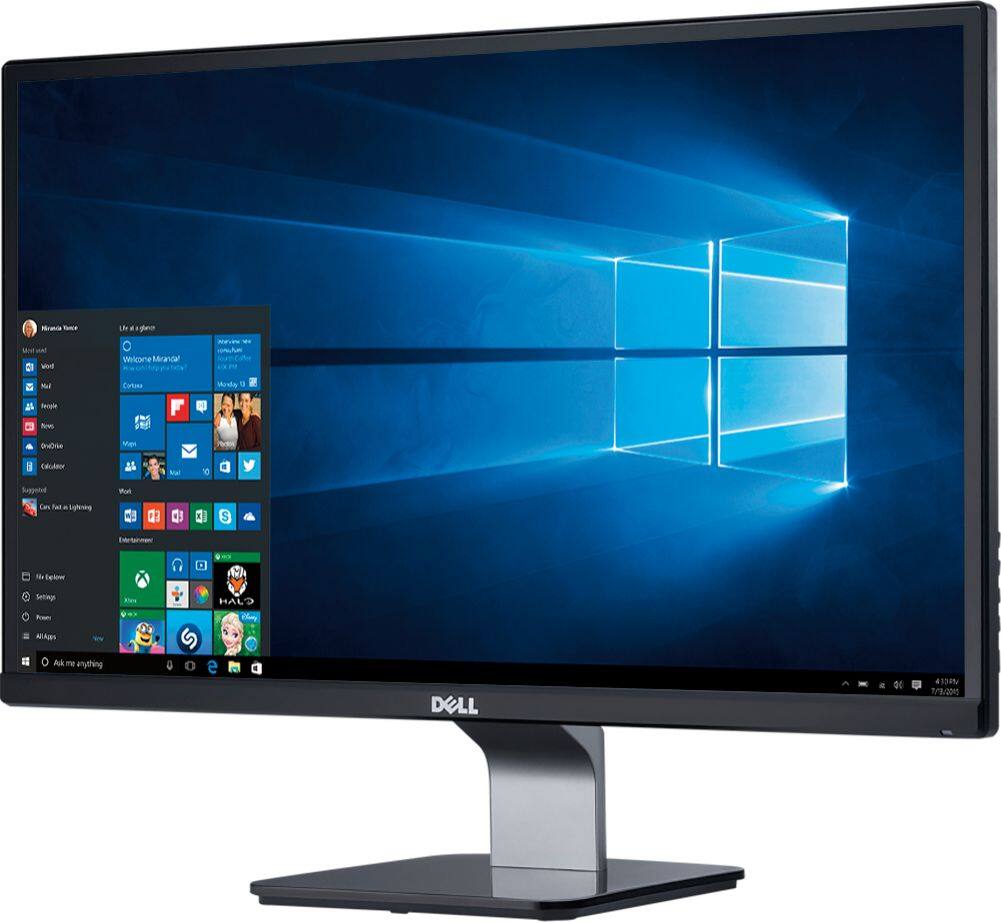 Alt View 12. Dell - Geek Squad Certified Refurbished 23" Widescreen Flat-Panel IPS LED FHD Monitor - Black.
