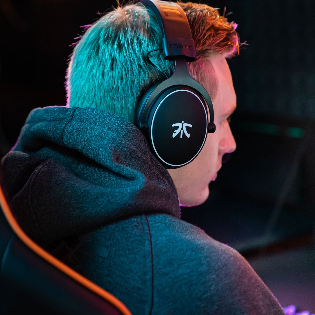 Fnatic React Gaming Headset for Esports with 53mm Drivers Metal