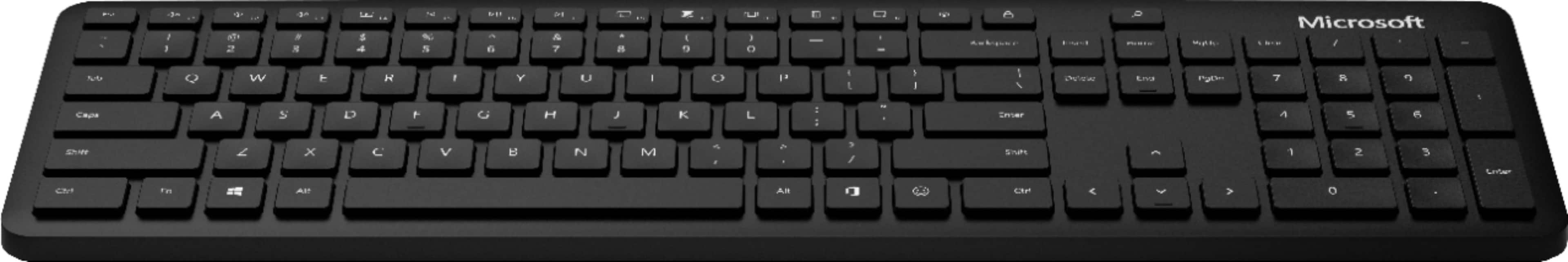 Alt View 11. Microsoft - Full-size Wireless Bluetooth Keyboard - Black.