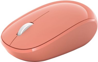 Microsoft - Wireless Bluetooth Optical Ambidextrous Mouse - Peach - Front_Zoom