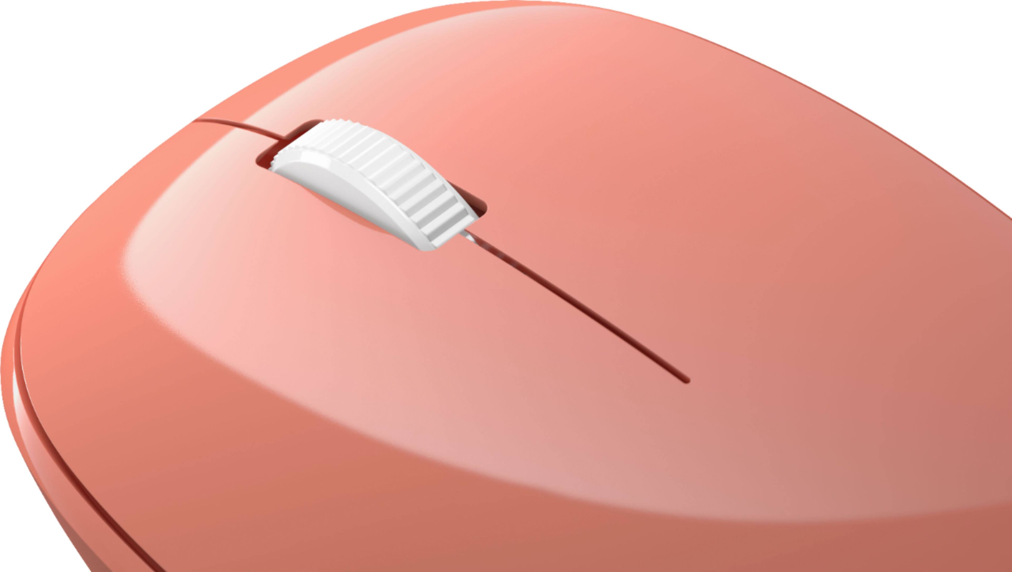 Alt View 12. Microsoft - Wireless Bluetooth Optical Ambidextrous Mouse - Peach.