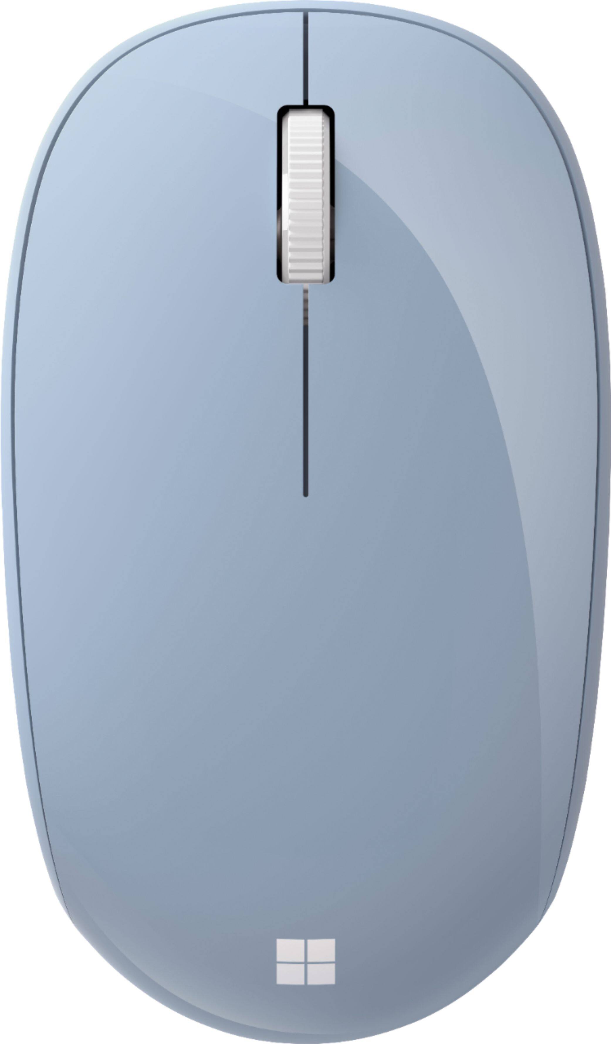 Alt View 11. Microsoft - Wireless Bluetooth Optical Ambidextrous Mouse - Pastel Blue.