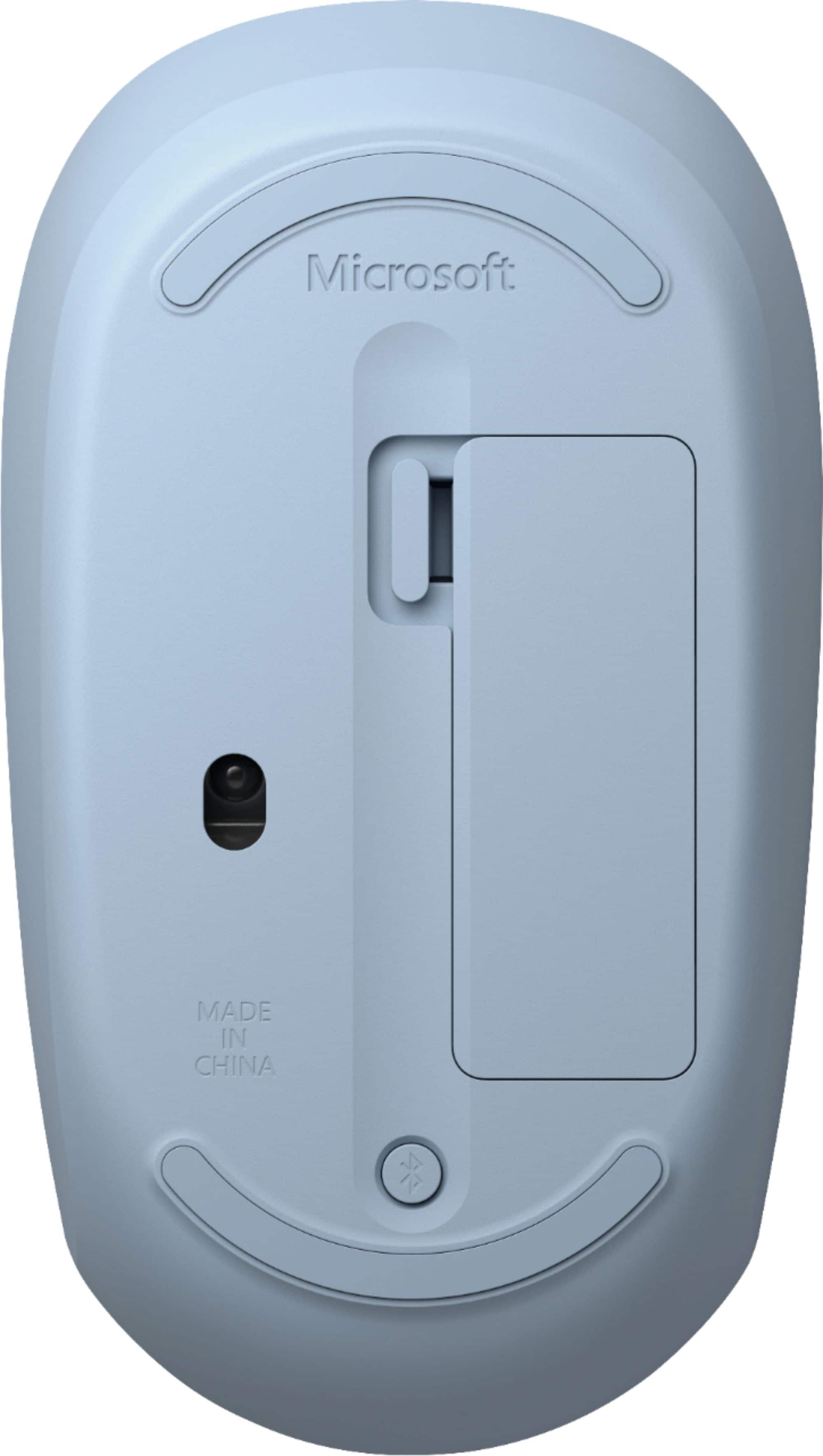 Alt View 13. Microsoft - Wireless Bluetooth Optical Ambidextrous Mouse - Pastel Blue.