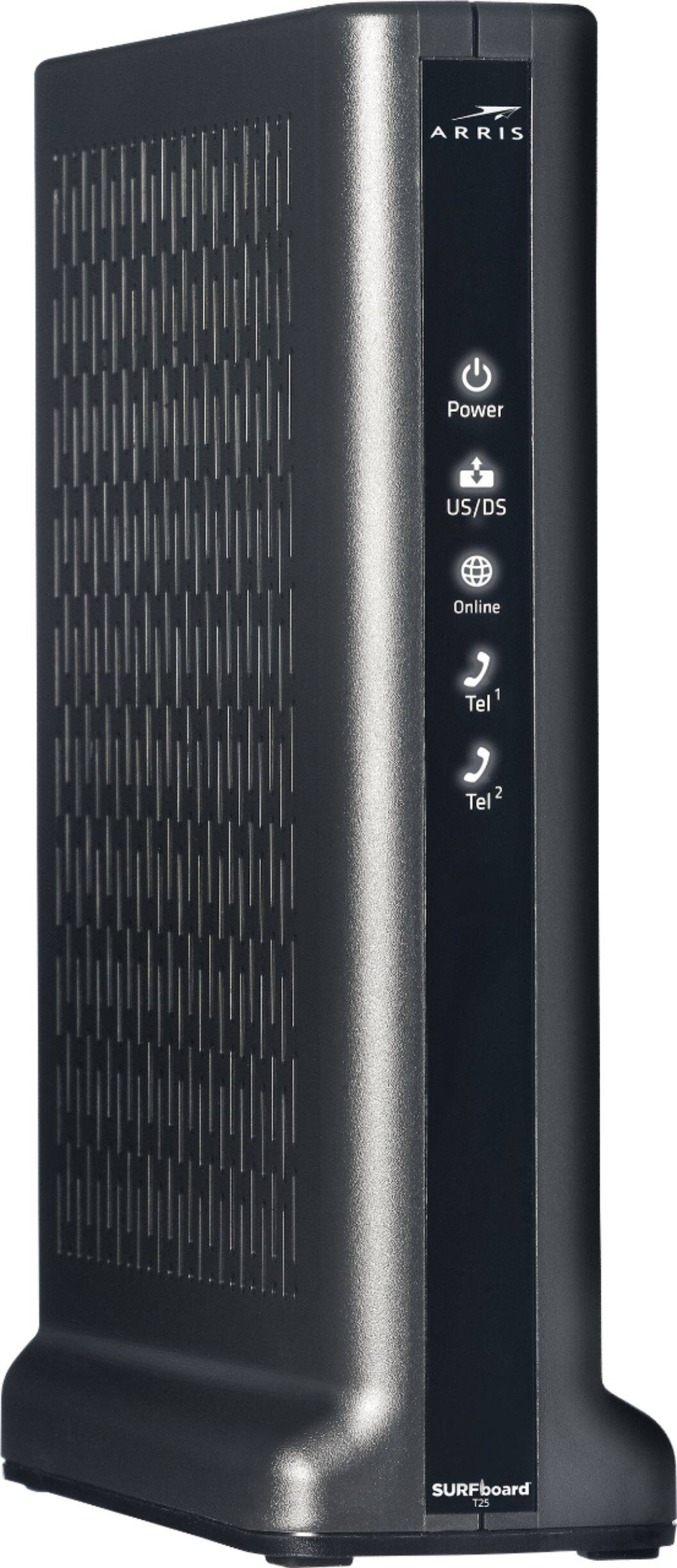 Left. ARRIS - SURFboard DOCSIS 3.1 Cable Modem for Xfinity Internet & Voice - Black.